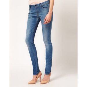 Denham Cleaner Regular light wash skinny jeans 25